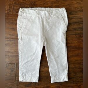 Janie and Jack white pants